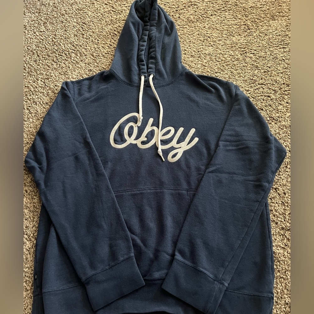 Men’s Obey Hoodie Sweatshirt Size XL